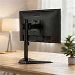 Powerton Ergo Baseo, polohovateľný držiak pre monitor, 17" - 35", čierny