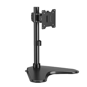 Powerton ERGO BASEO Polohovatelný držiak pre monitor, čierny, 20KG, voľne stojaci, 75x75/100x100
