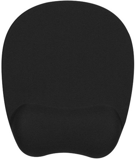 Powerton Ergo Calma, ergonomická podložka pod myš, pamäťová pena, čierna