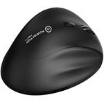 Powerton Ergo Cloe, ergonomická bezdrôtová myš, čierna