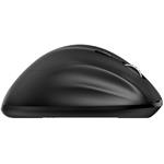 Powerton Ergo Cloe, ergonomická bezdrôtová myš, čierna