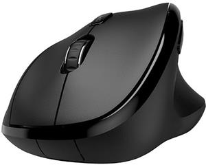 Powerton Ergo Cloe, ergonomická bezdrôtová myš, čierna