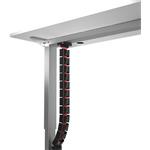 Powerton Ergo Ganso Pro, organizér káblov, čierno-červený