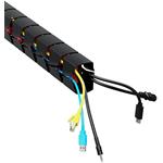 Powerton Ergo Ganso Pro, organizér káblov, čierno-červený