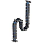 Powerton Ergo Ganso Pro, organizér káblov, čierno-modrý