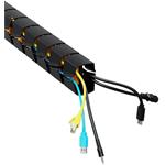 Powerton Ergo Ganso Pro, organizér káblov, čierno-modrý