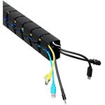 Powerton Ergo Ganso Pro, organizér káblov, čierno-modrý