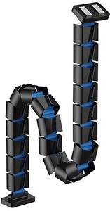 Powerton Ergo Ganso Pro, organizér káblov, čierno-modrý