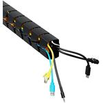 Powerton Ergo Ganso Pro, organizér káblov, čierno-oranžový