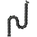 Powerton Ergo Ganso Pro, organizér káblov, čierno-zelený