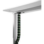 Powerton Ergo Ganso Pro, organizér káblov, čierno-zelený