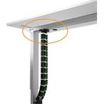 Powerton Ergo Ganso Pro, organizér káblov, čierno-zelený