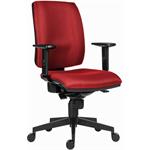Powerton Ergo Hana, kancelárske ergonomické kreslo, červené