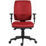 Powerton Ergo Hana, kancelárske ergonomické kreslo, červené