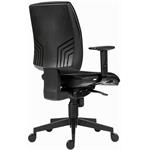 Powerton Ergo Hana, kancelárske ergonomické kreslo, čierne