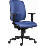 Powerton Ergo Hana, kancelárske ergonomické kreslo, modré