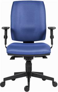 Powerton Ergo Hana, kancelárske ergonomické kreslo, modré
