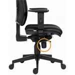 Powerton Ergo Hana, kancelárske ergonomické kreslo, sivé