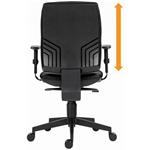 Powerton Ergo Hana, kancelárske ergonomické kreslo, sivé