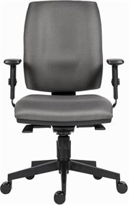 Powerton Ergo Hana, kancelárske ergonomické kreslo, sivé