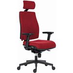 Powerton Ergo Jana, kancelárske ergonomické kreslo, červené