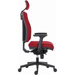 Powerton Ergo Jana, kancelárske ergonomické kreslo, červené