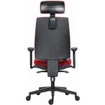 Powerton Ergo Jana, kancelárske ergonomické kreslo, červené