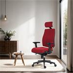 Powerton Ergo Jana, kancelárske ergonomické kreslo, červené