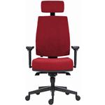 Powerton Ergo Jana, kancelárske ergonomické kreslo, červené