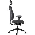 Powerton Ergo Jana, kancelárske ergonomické kreslo, sivé