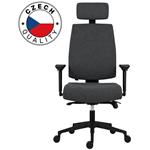 Powerton Ergo Jana, kancelárske ergonomické kreslo, sivé