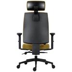 Powerton Ergo Jana, kancelárske ergonomické kreslo, žlté