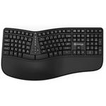 Powerton Ergo Lana, ergonomická klávesnica, CZ/SK, čierna