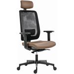Powerton Ergo Lucie, kancelárske ergonomické kreslo, béžové