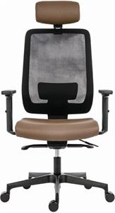 Powerton Ergo Lucie, kancelárske ergonomické kreslo, béžové