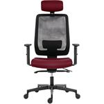 Powerton Ergo Lucie, kancelárske ergonomické kreslo, červené
