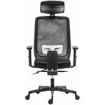 Powerton Ergo Lucie, kancelárske ergonomické kreslo, čierne