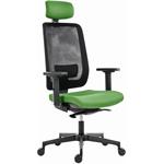 Powerton Ergo Lucie, kancelárske ergonomické kreslo, zelené