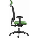 Powerton Ergo Lucie, kancelárske ergonomické kreslo, zelené