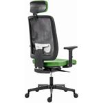Powerton Ergo Lucie, kancelárske ergonomické kreslo, zelené