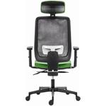 Powerton Ergo Lucie, kancelárske ergonomické kreslo, zelené