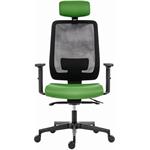Powerton Ergo Lucie, kancelárske ergonomické kreslo, zelené