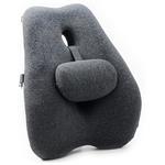 Powerton Ergo Lumba, ergonomická bedrová opierka, pamäťová pena, sivá