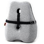 Powerton Ergo Lumba, ergonomická bedrová opierka, pamäťová pena, sivá