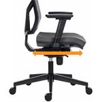 Powerton Ergo Marie, kancelárske ergonomické kreslo, čierne