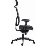 Powerton Ergo Marie, kancelárske ergonomické kreslo, čierne