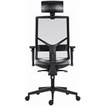 Powerton Ergo Marie, kancelárske ergonomické kreslo, svetlo-sivé