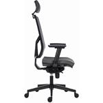 Powerton Ergo Marie, kancelárske ergonomické kreslo, tmavo-sivé