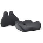 Powerton Ergo Nestis, set bedrovej opierky a podsedáka, ergonomický, pamäťová pena, antracitový