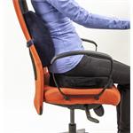 Powerton Ergo Sedos, ergonomický podsedák pod zadok, pamäťová pena, čierny